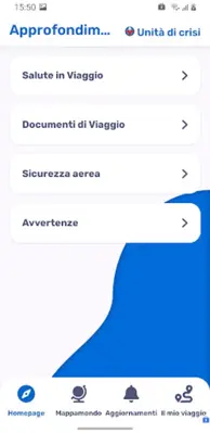 Unità Di Crisi android App screenshot 3