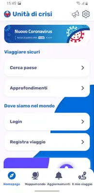 Unità Di Crisi android App screenshot 6